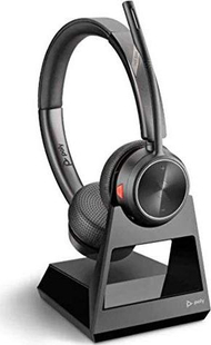 Kufje me mikrofon Poly Savi 7220, pa kabllo, të zeza 