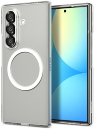 Mbulesë telefoni Spigen AirSkin Mag për Samsung Galaxy Z Fold7, MagSafe, transparente, e bardhë