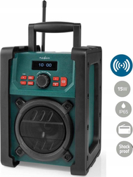 Radio pune Nedis DAB+ FM Bluetooth, IP65, 40 memorje, e zezë