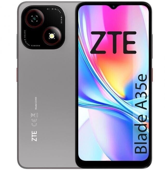 Телефон ZTE Blade A35e, 32GB, 4G, сребрено сива