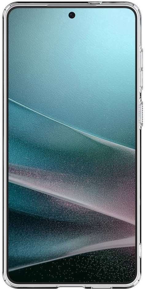 Kllëf telefoni Spigen Ultra Hybrid MagSafe, për Samsung Galaxy S25 Edge, transparent, me kornizë të bardhë