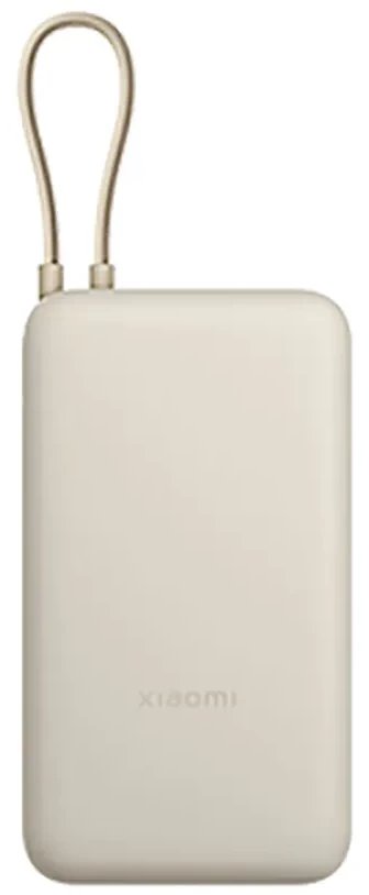 Powerbank Xiaomi 33W, 20000mAh, me kabllo të integruar, bezhë