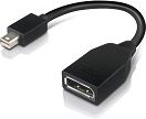 Адаптер Lenovo DisplayPort Mini Cable - DisplayPort, 0,15м, црна боја