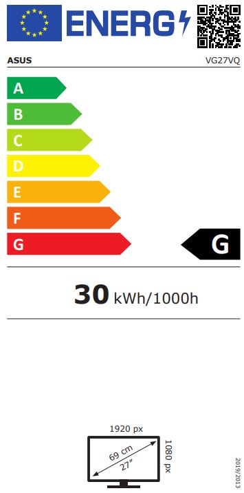 Monitor ASUS TUF VG27VQ, 27", VA, FHD, i zi