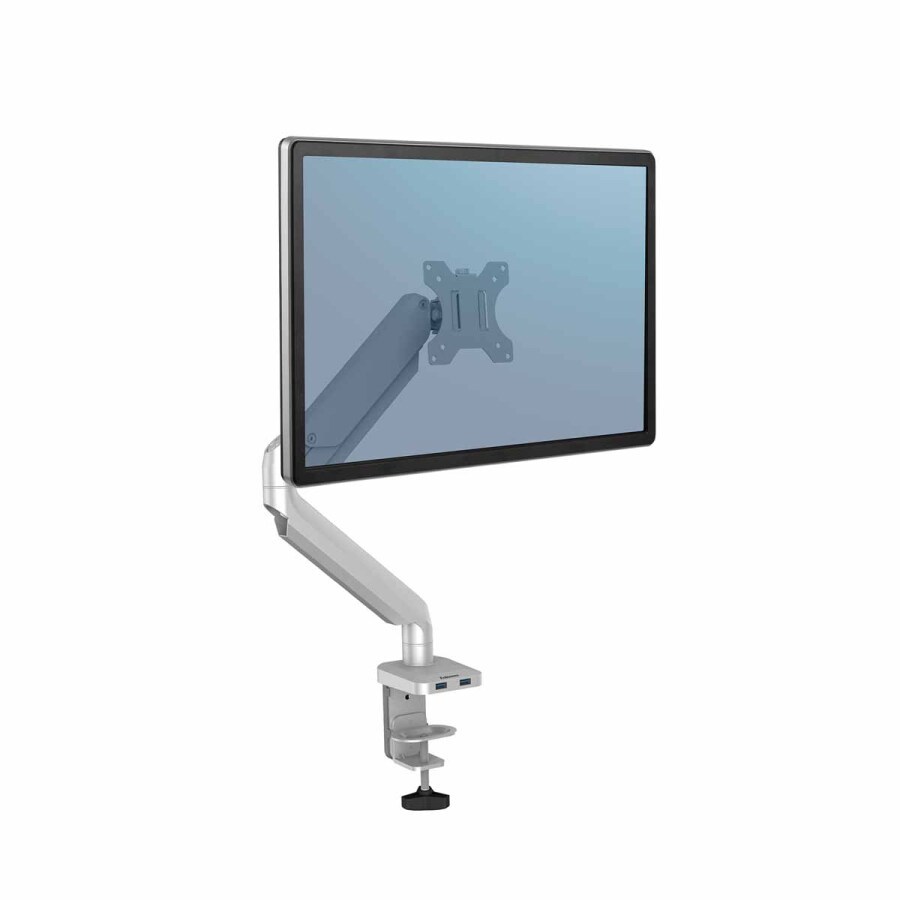 Krah monitori Fellowes Platinum Series, 40", VESA, i argjendtë