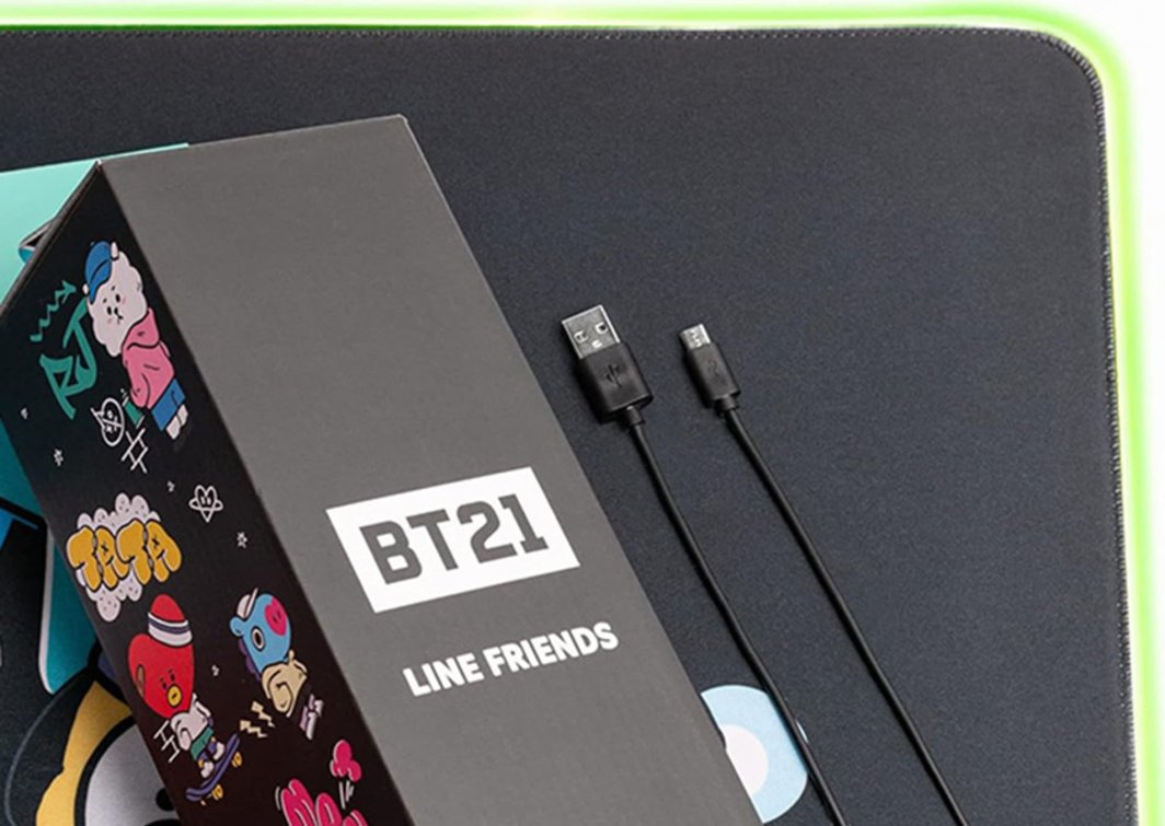 Mouse pad BTS XXL, LED, i zi