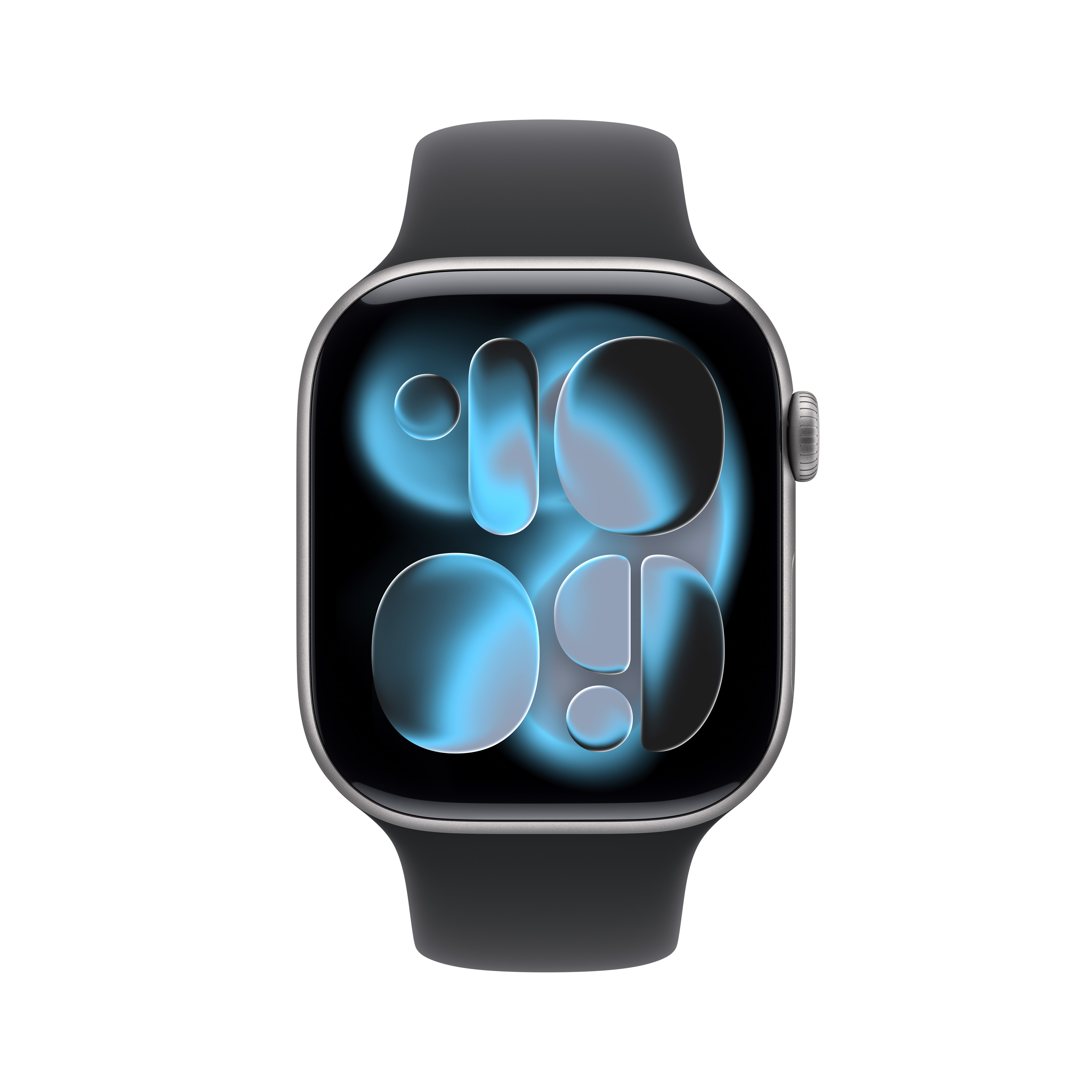 Apple Watch S11 GPS 46mm Space Grey Aluminium Case with Black Sport Band, S/M