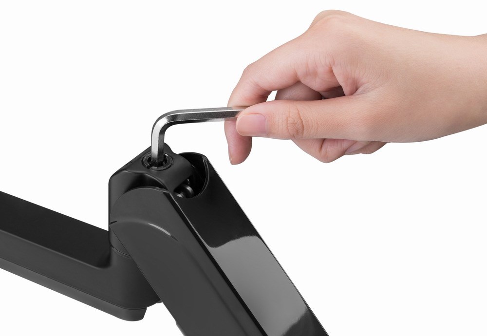 Mbajtëse tavoline për tre monitorë Gembird MA-DA3-01, 17-27", 7kg, e zezë