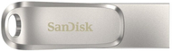 USB SanDisk Ultra Dual Drive Luxe, 256GB, argjendtë