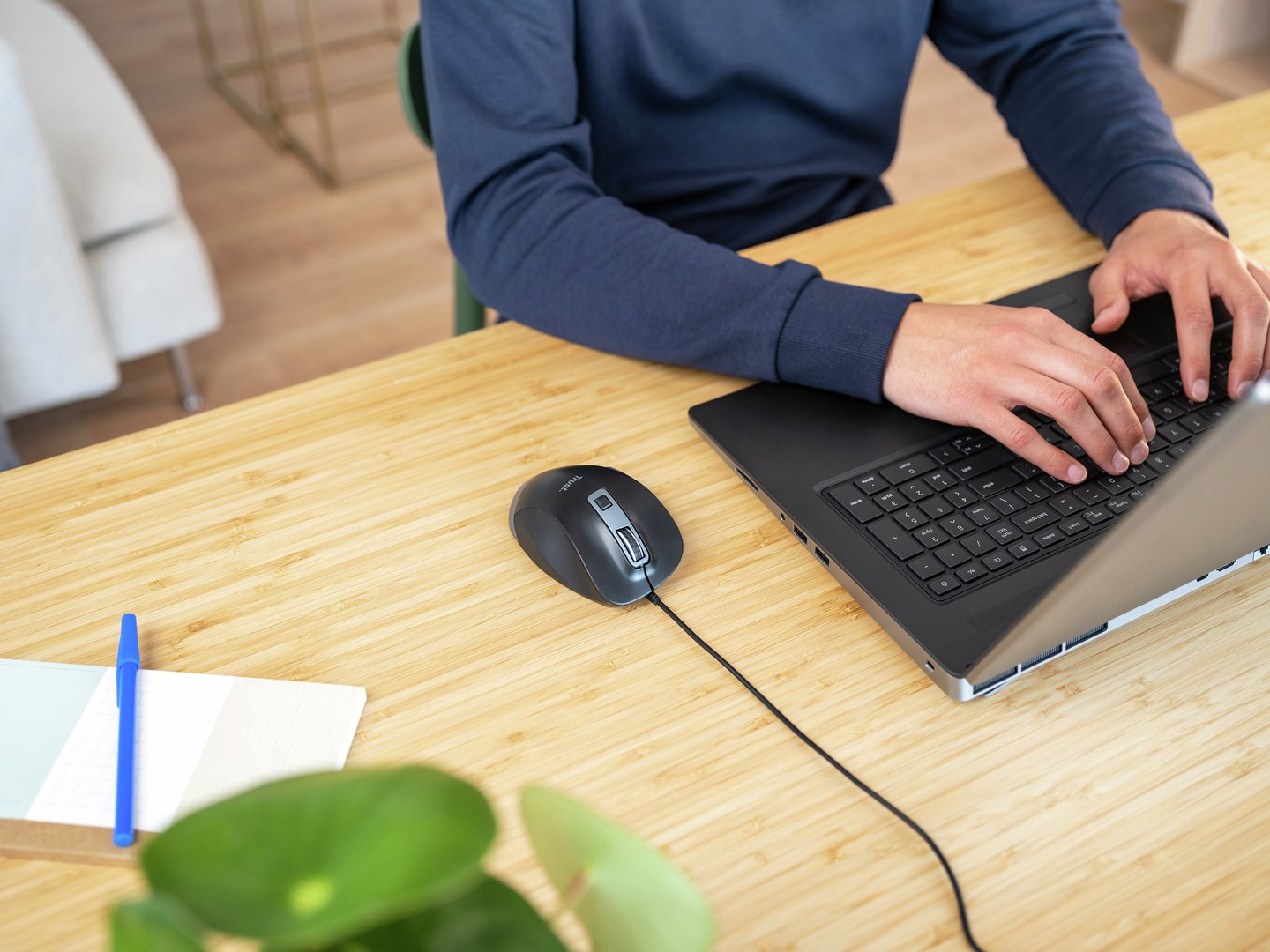 Maus Trust Fyda Wired, USB Type-A, i zi