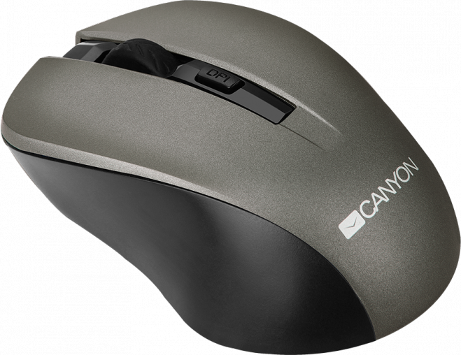 Mouse pa kabllo Canyon Comfort, optik, 4 butona, gri