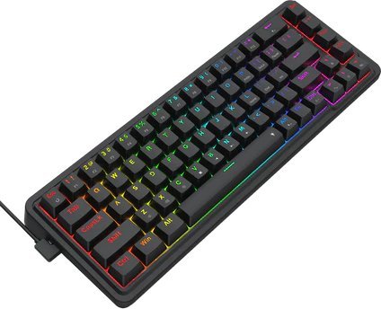Tastierë mekanike Nova K709, 65%, RGB, e zezë