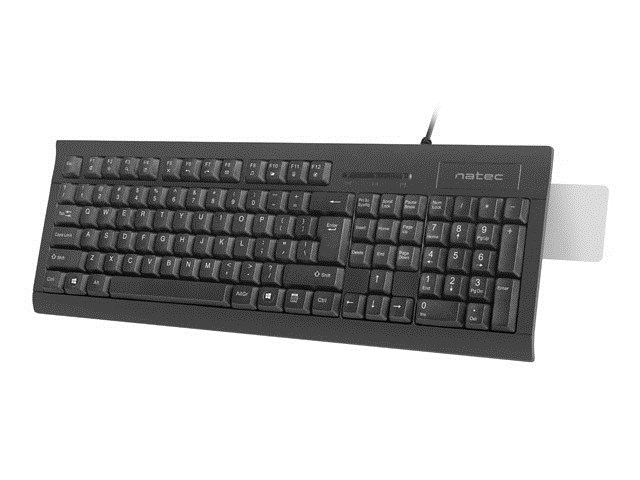 Tastierë Natec MORAY, USB, e zezë