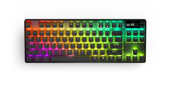 Tastierë lojërash SteelSeries Apex Pro TKL Wireless, 0.2-3.8mm, e zezë