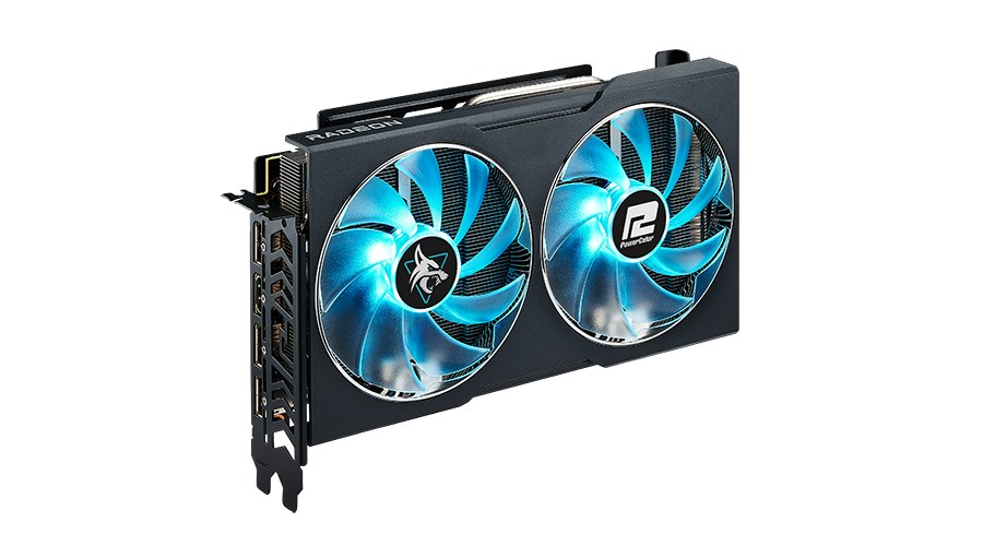 Kartë grafike PowerColor Hellhound AMD Radeon RX 7600 XT, 16 GB GDDR6