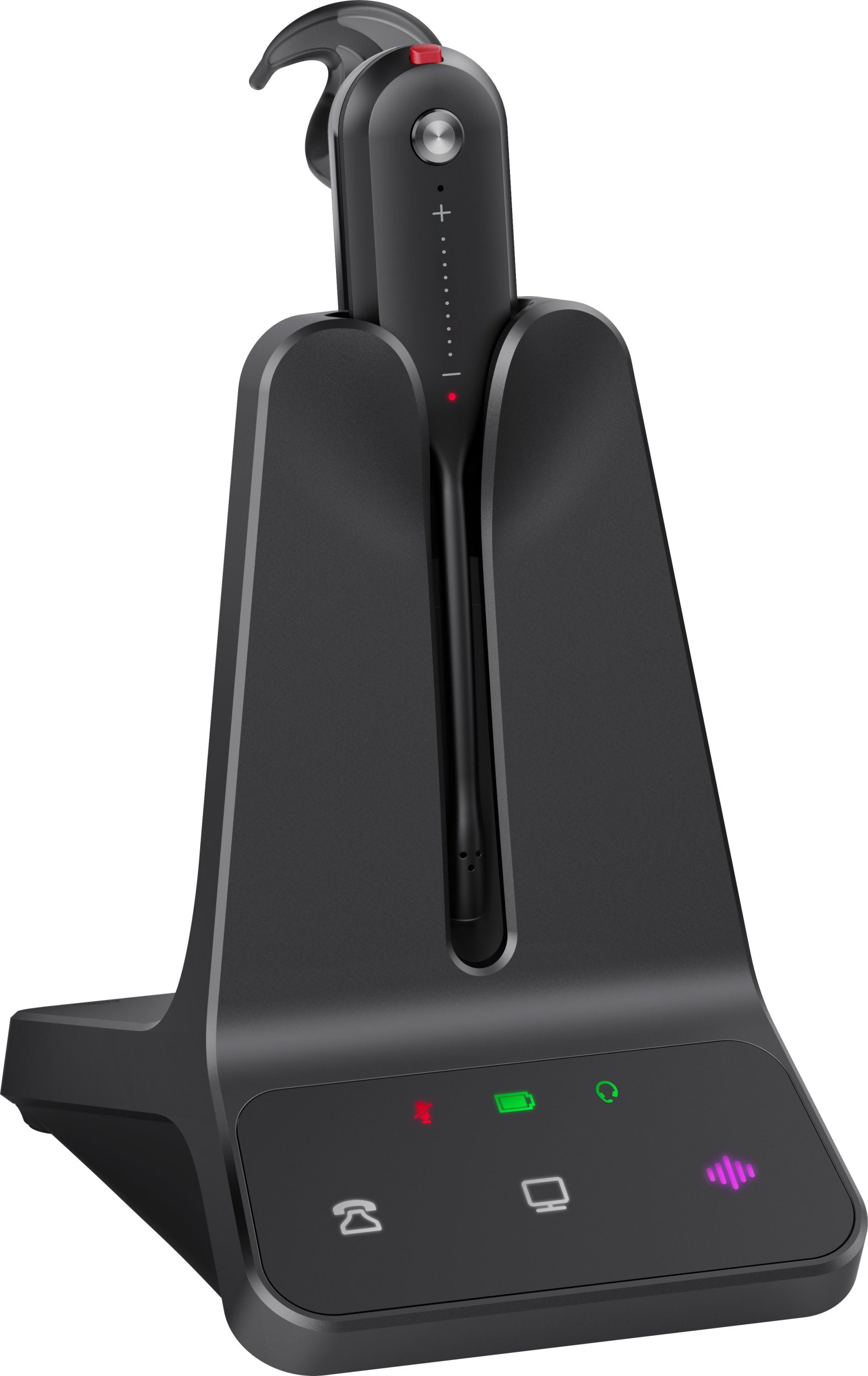 Слушалки без кабел Yealink WH63 E2 UC, DECT, намалување на бучава, црни