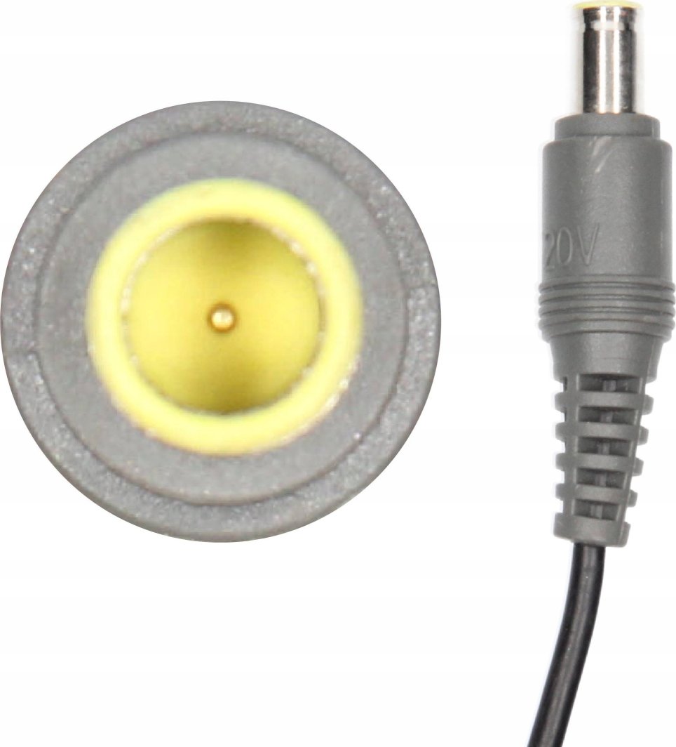 Adapter karikues Lenovo AC 65W, lidhje rrethore, i zi