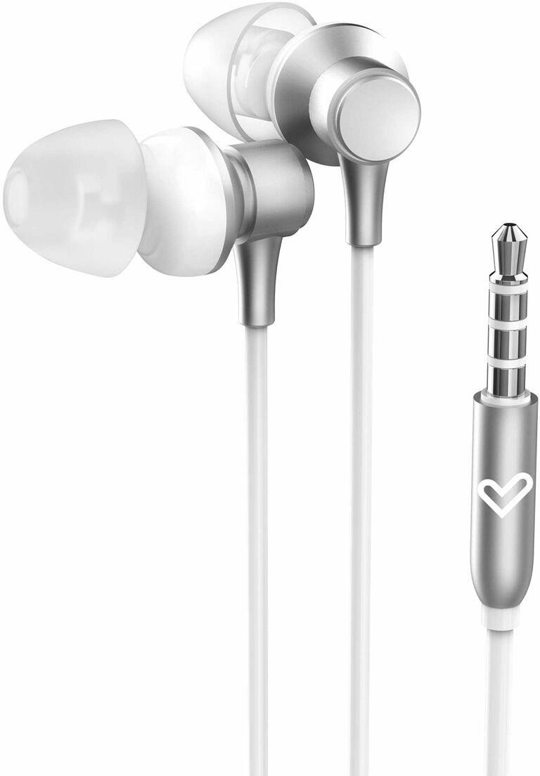 Dëgjuese in ear Energy Sistem 457229, me kabllo, 3.5 mm, argjend