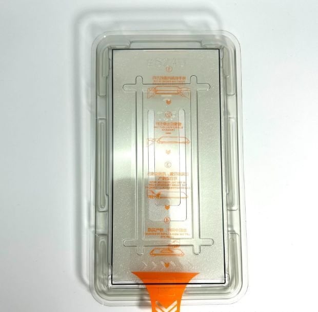 Mbrojtës ekrani ESTUFF për iPhone 16 Pro Max, xham i temperuar, transparent