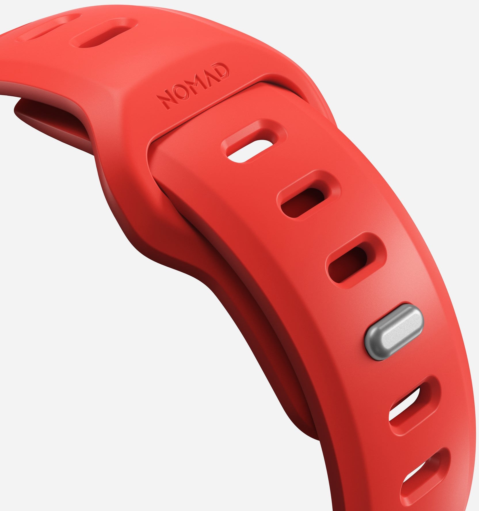 Rrip ore Nomad Tempo Band për Apple Watch 45mm 49mm, 20mm, material sintetik, rozë korale