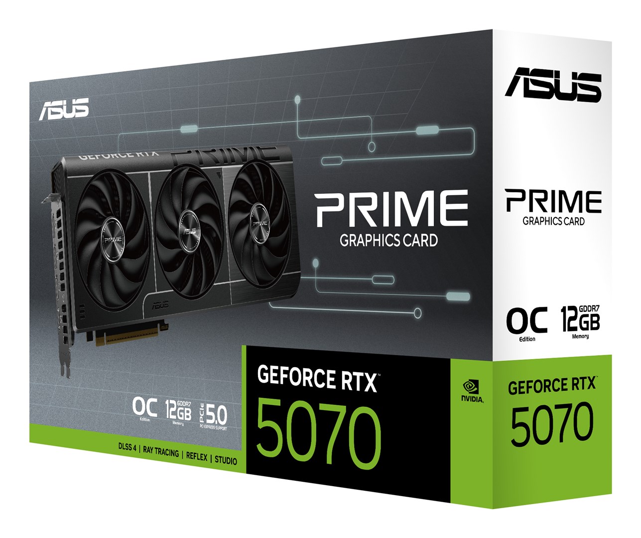 Kartelë grafike ASUS Prime -RTX5070-O12G NVIDIA GeForce RTX 5070 12 GB GDDR7