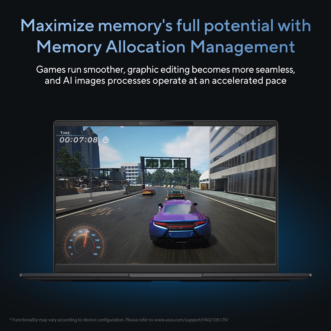 Laptop ASUS Vivobook S, 15.6", Intel 185H, 32 GB RAM, 1 TB SSD, i zi