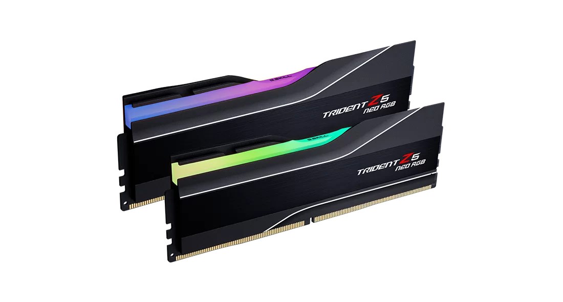 Memorie RAM G.Skill Trident Z5 Neo RGB, 48GB (2x24GB), DDR5, 6400MHz, e zezë