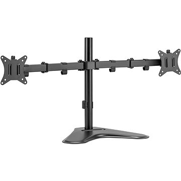 Mbajtës monitori AlzaErgo Arm DE25 Pylon, për 2 monitorë 17-32", i zi