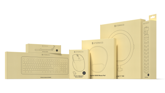 Tastierë wireless Eternico Essential KS1000, 2.4GHz, USB nano marrës, e zezë