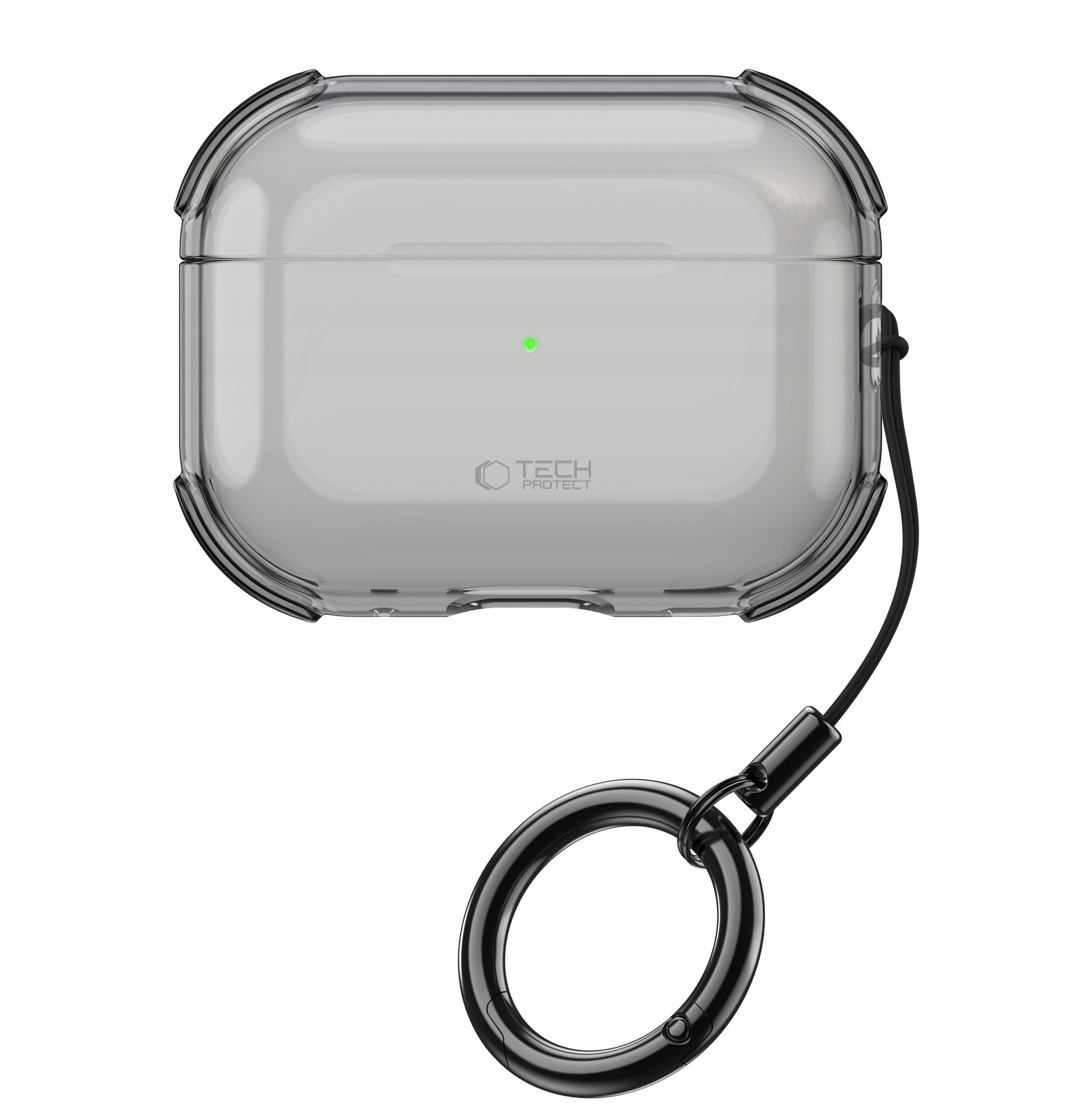 Mbulesë Tech-Protect Bounce për Apple AirPods Pro 3, me unazë varëse, gri ash