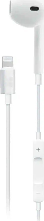 Kufje mono in ear Promate MonoPod LT, Lightning, me mikrofon, të bardha