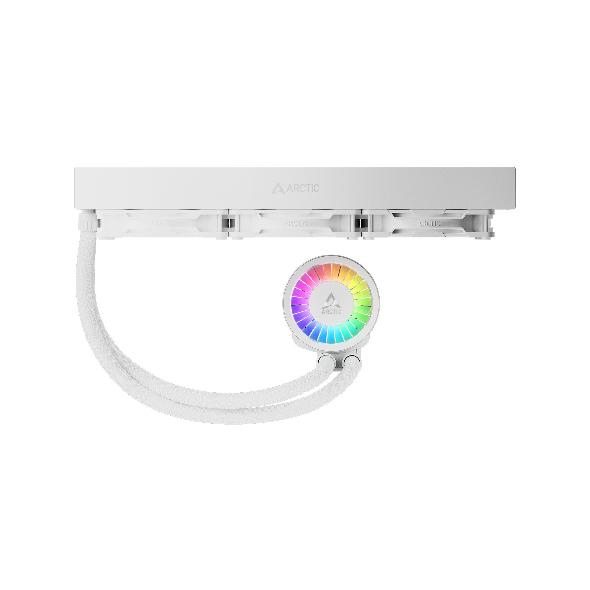Ftohës uji CPU Arctic Liquid Freezer III Pro 360, AIO, a-RGB, i bardhë
