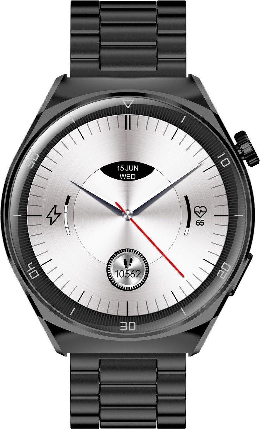 Ora inteligjente Garett, për meshkuj, byzylyk i zi