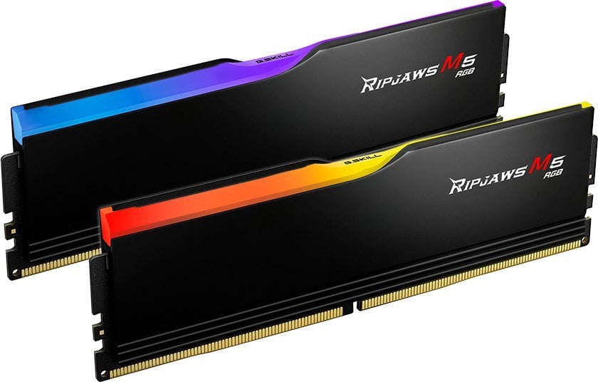 Memorie G.Skill Ripjaws M5 RGB, DDR5, 64 GB, 5200 MHz, CL40, F5-5200J4040A32GX2-RM5RK