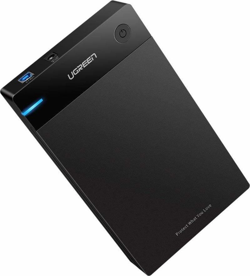 Kuti për Hard Disk Ugreen Pocket (50422), 3.5", SATA, USB 3.0, i zi