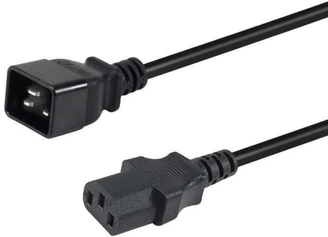 Kabllo rryme Equip C20 në C13, 3m, e zezë