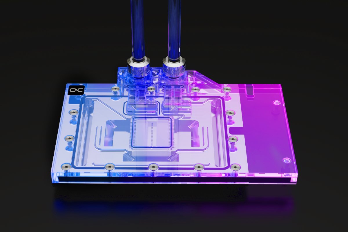 Bllok uji Alphacool Eisblock Aurora Acrylic GPX N, për RTX 4090 Founders Edition, me backplate alumini, i zi
