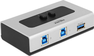 Ndarувач USB DeLOCK 87667, USB 3.0, 2 компјутери, црн