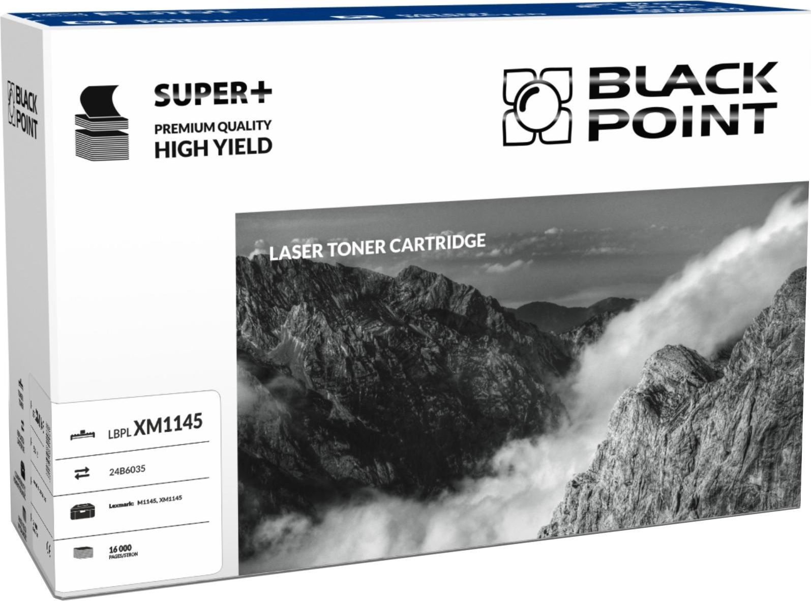 Toner zëvendësues Black Point LBPLXM1145, i zi