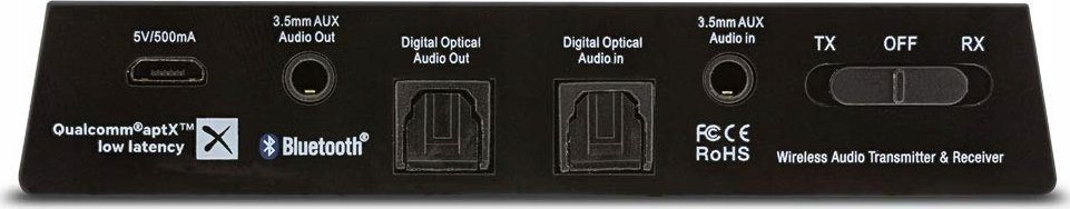 Transmetues audio Bluetooth InLine, BT 5.0, aptX Low Latency, i zi