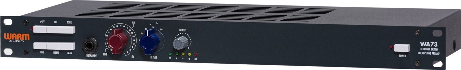 Preamp mikrofoni Warm Audio WA73, 1 kanal, britanik, i zi