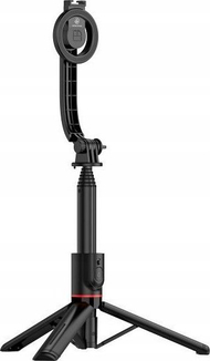 Set tripod selfie me Bluetooth për MagSafe, mbajtës telefoni, i zi