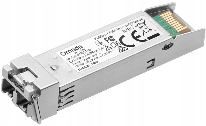 Modul SFP TP-Link Omada 1000Base-LX, SMF industrial, gri