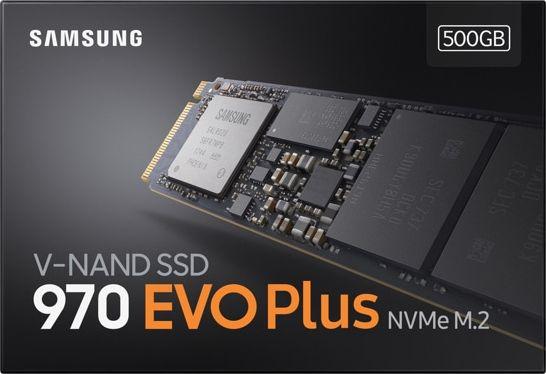 SSD диск Samsung 970 EVO Plus, 500GB, M.2 2280 PCI-E x4 Gen3 NVMe