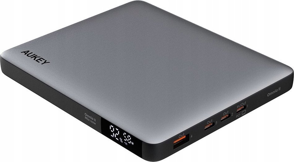Powerbank Aukey, 20000mAh, 100W PD 3.0, i zi