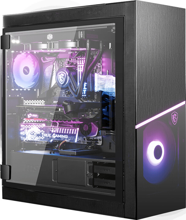 Персонален компјутер MSI MPG SEKIRA 500X, 1xARGB 120мм, стакло, црно