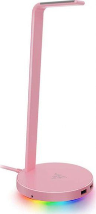 Mbajtëse për kufje Razer, RGB, metali, rozë