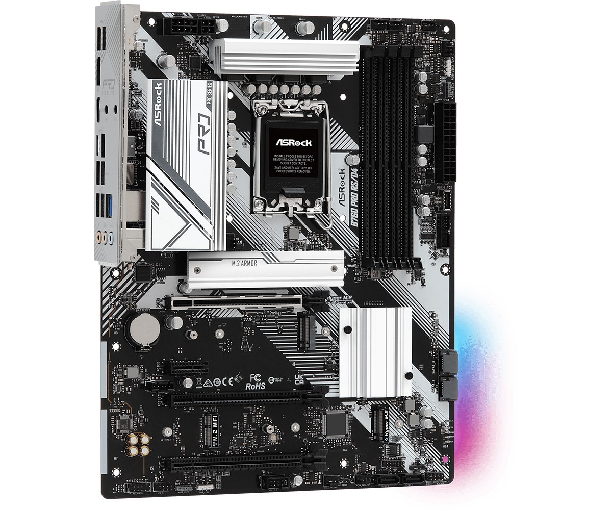 Pllakë amë Asrock B760 Pro RS/D4 Intel B760 LGA 1700 ATX