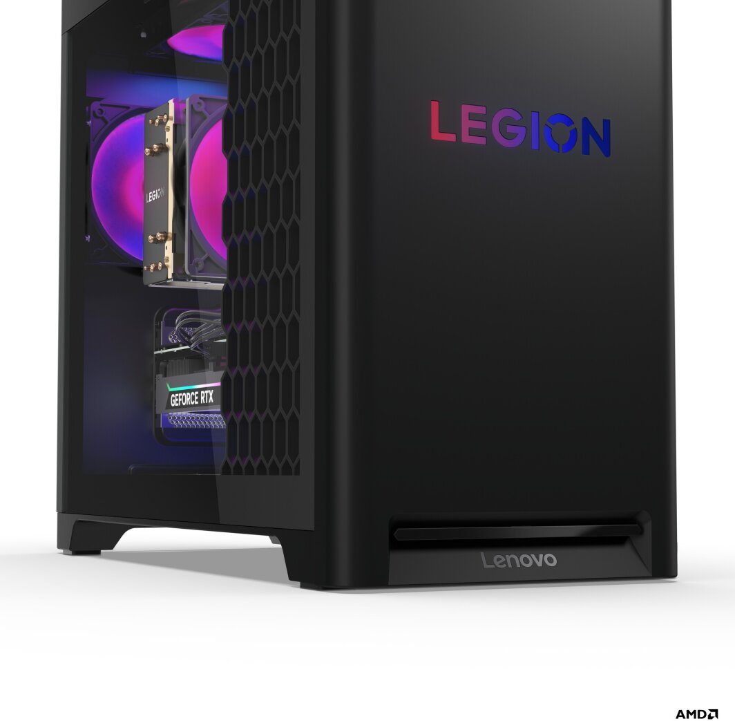 Kompjuter Lenovo Legion T5 30AGB10, AMD Ryzen 5 7600, 32GB RAM, 1TB M.2 PCIe, NVIDIA GeForce RTX 5060 Ti 8GB GDDR7, i zi