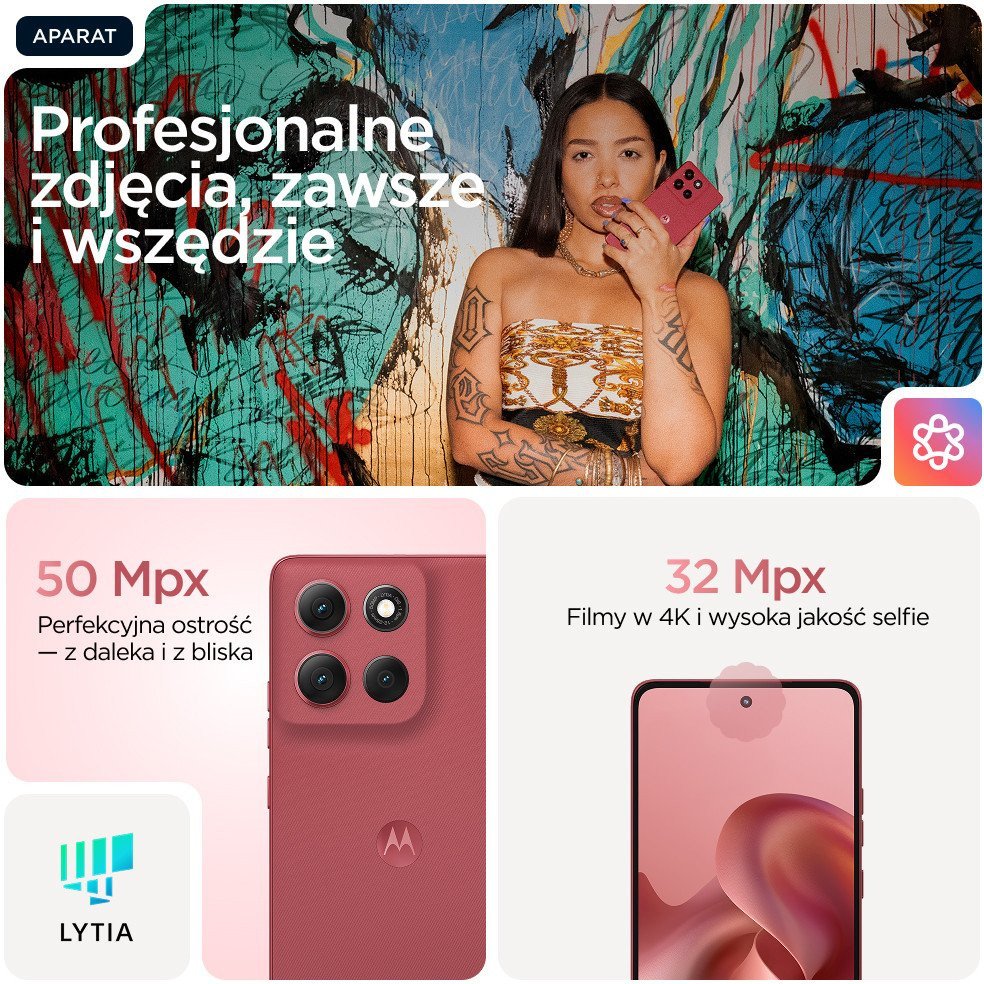 Telefoni Motorola Moto G86 Power, 6.67", 256GB, 5G, rozë